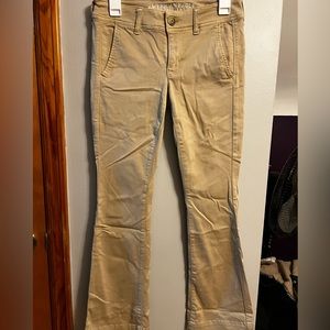 American Eagle Bootcut Khaki Jeans